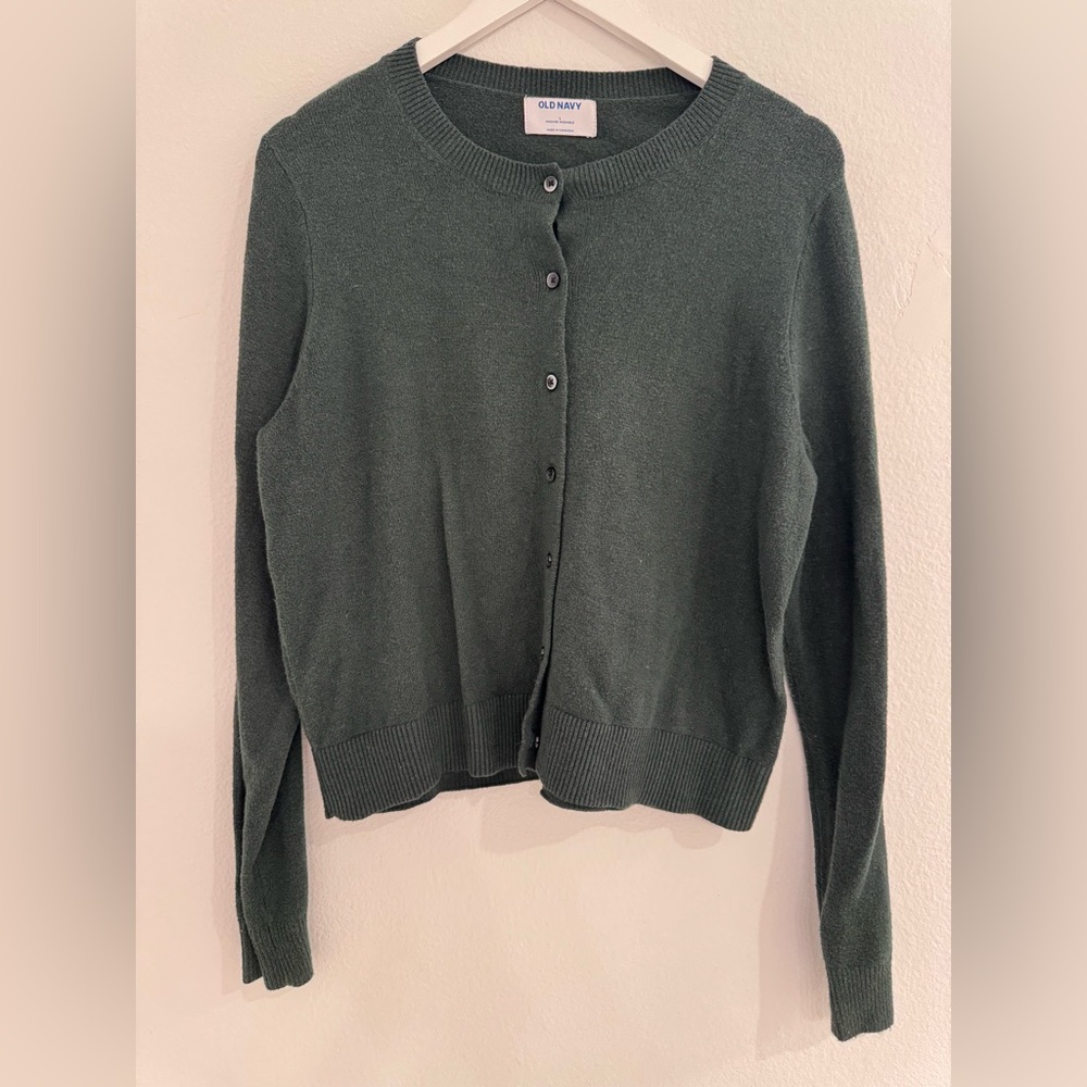 Old Navy Forest Green Women's Cardigan